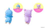 HIPPERS Monchhichi COLORS: Wink Series M9