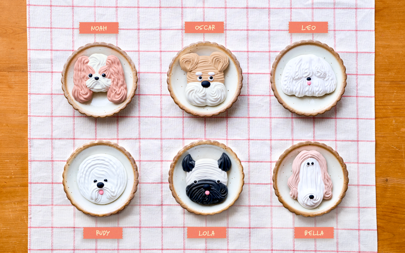 Pâtissticker Meringue Dogs Series O7