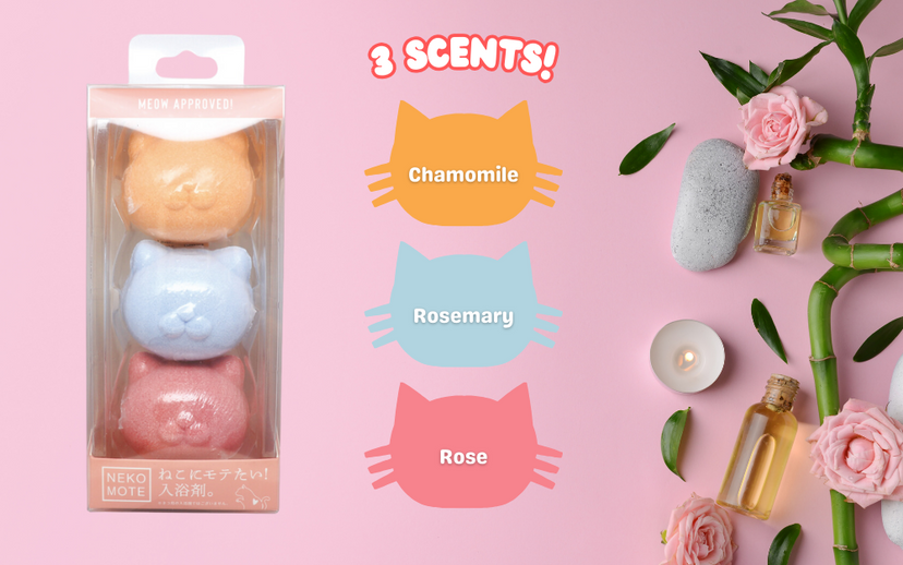 NekoMote Bath Ball Gift Set O4