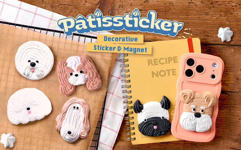 Pâtissticker Meringue Dogs Series O7